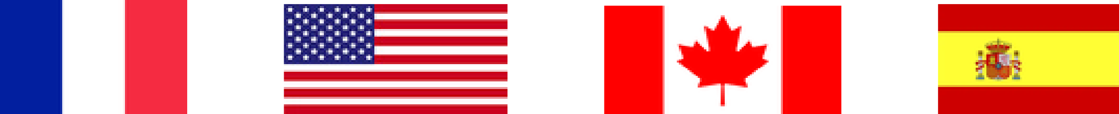 France , Etats unis , Canada, Espagne