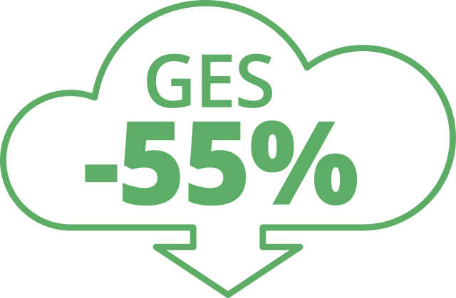 GES -55%